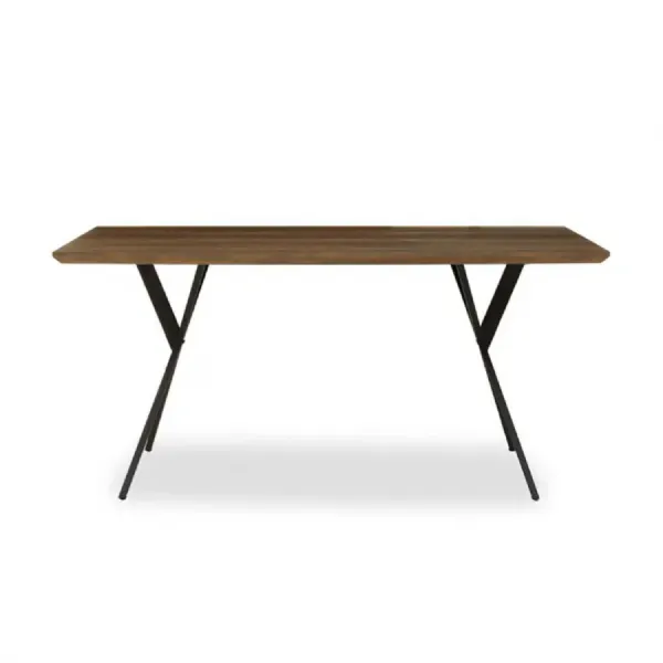 Arron Brown Veneer Dining Table