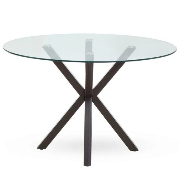 Salford Round Table On Metallic Base