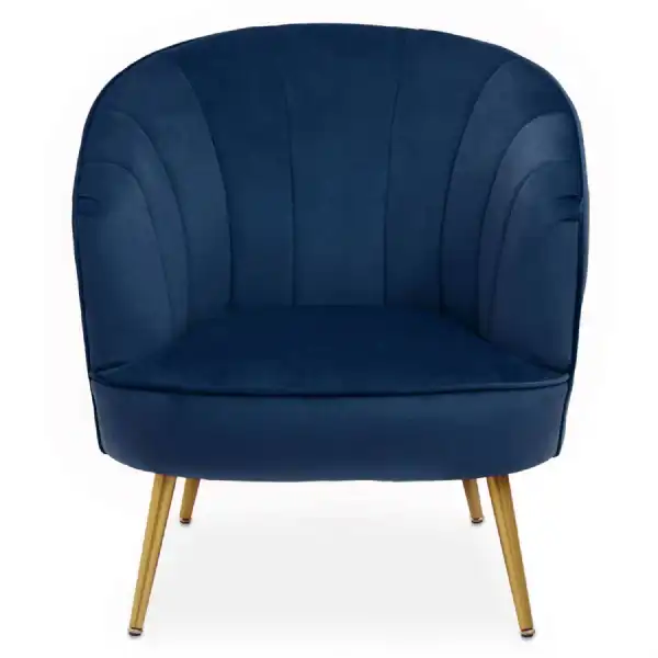 Yolanda Midnight Velvet Chair