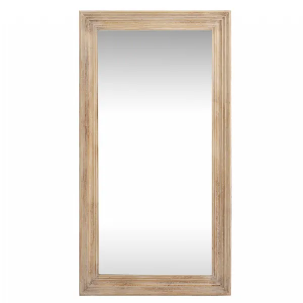 Washed Wood Framed Mirror