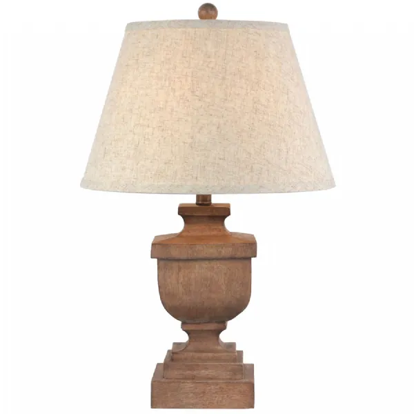 Ravelle Table Lamp With Edged Linen Shade