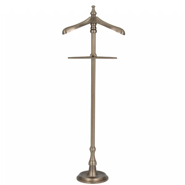 Antiqued Silver Valet Stand