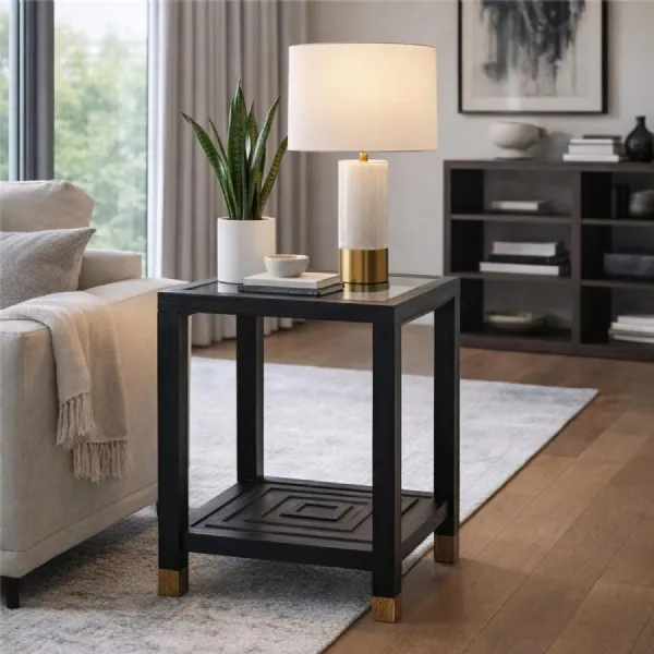 Lennox Black Side Table