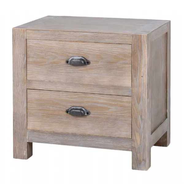 Haldon Collection 2 Drawer Bedside Table