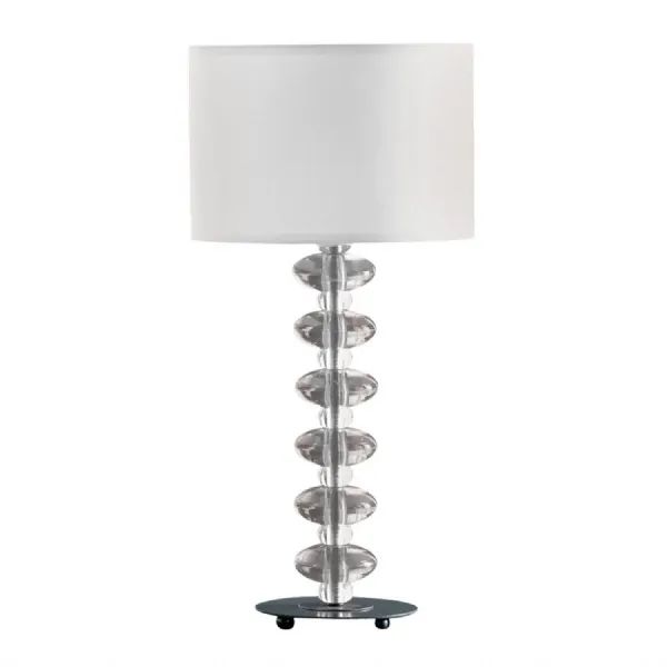 Clear Acrylic Bobble Contemporary Lamp