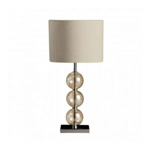 Contemporary Cream Glass Bubbles Lamp