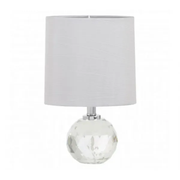 Contemporary Crystal Ball Table Lamp