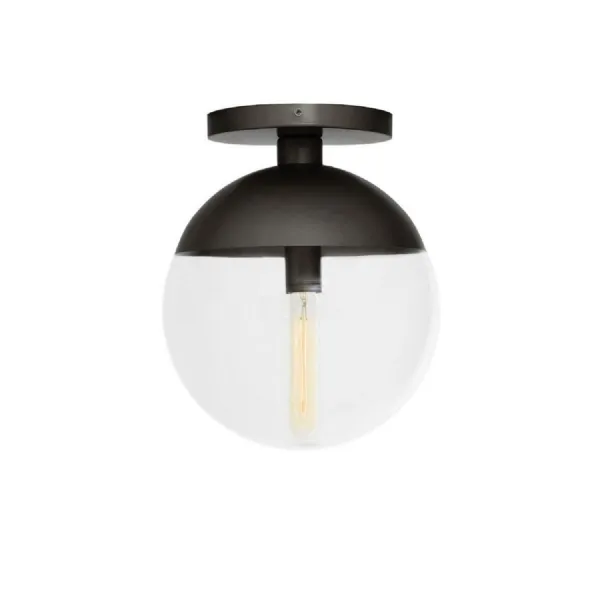 Contemporary Black Metal Ceiling Light