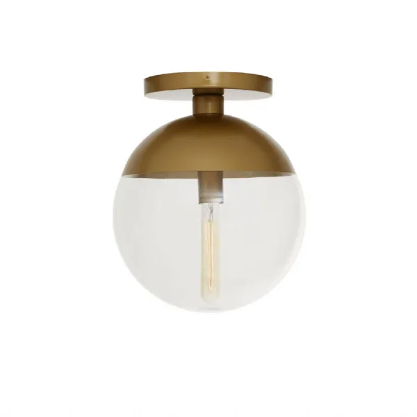 Contemporary Gold Finish Ceiling Light