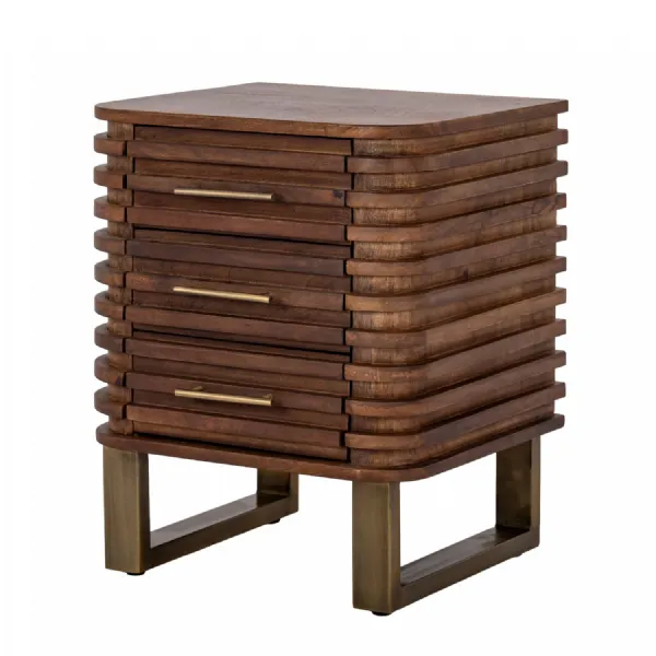 Strata Collection 3 Drawer Side Table