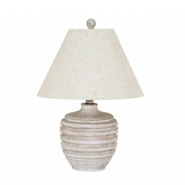 Beacon Table Lamp With Linen Shade