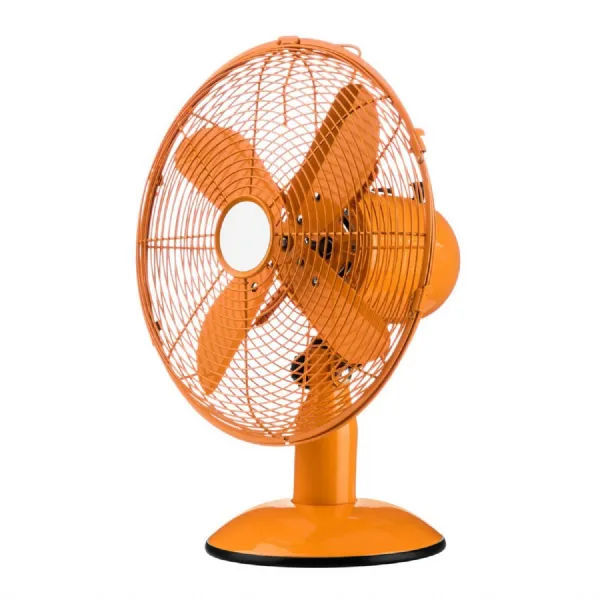 Neon Orange Desk Fan