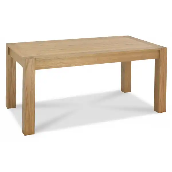 Light Oak Medium End Extending Dining Table