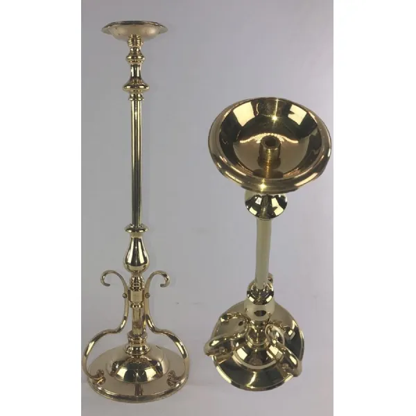 Candle Stick Brass Finish 41cm