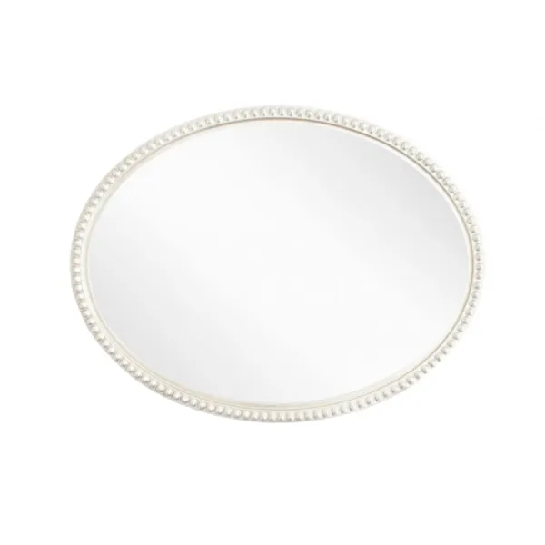 Lily Silver Oval Mirror