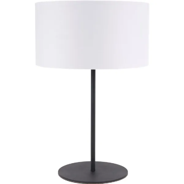 Elin Matt Black And Ivory Table Lamp