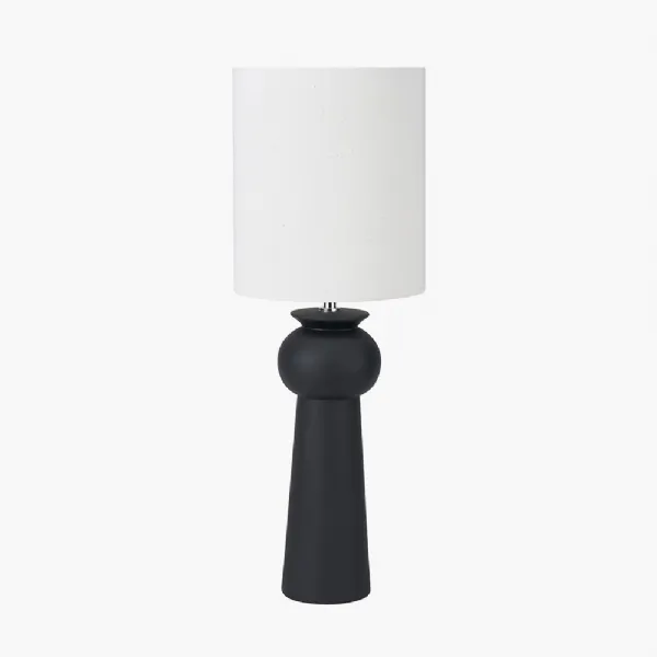 Sloane Black Contemporary Ceramic Table Lamp
