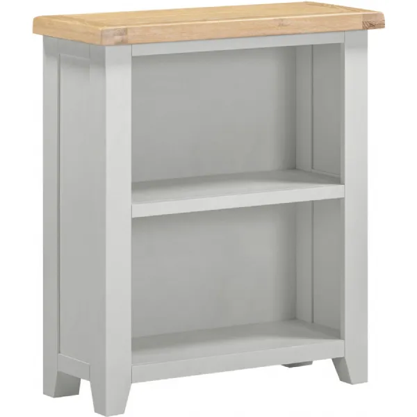 Windsor Low Bookcase Pebble Grey Oak