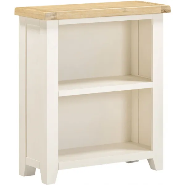 Windsor Low Bookcase Ivory Oak
