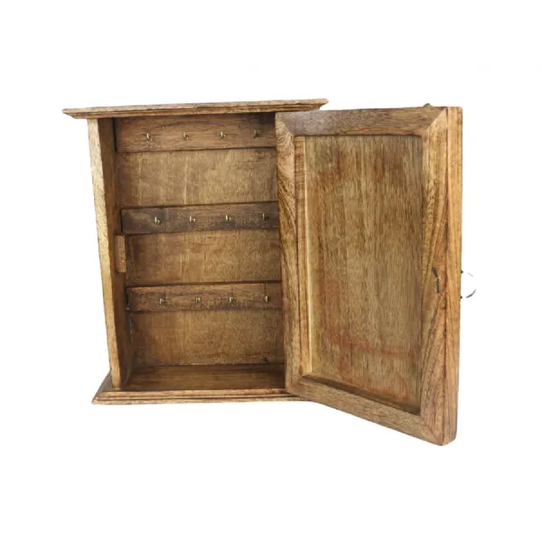 Mango Wood Tree Of Life Design Key Box 29.5cm
