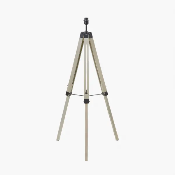 Windsor Sage Green Wooden Tripod Floor Lamp