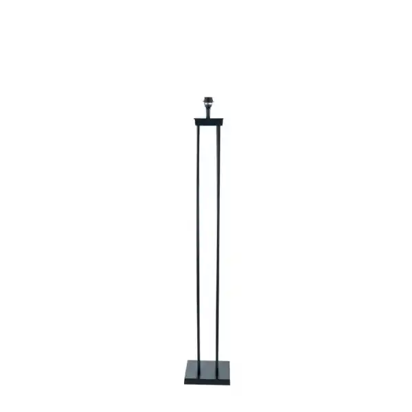 Matt Black Metal Tall Four Post Modern Floor Lamp Base