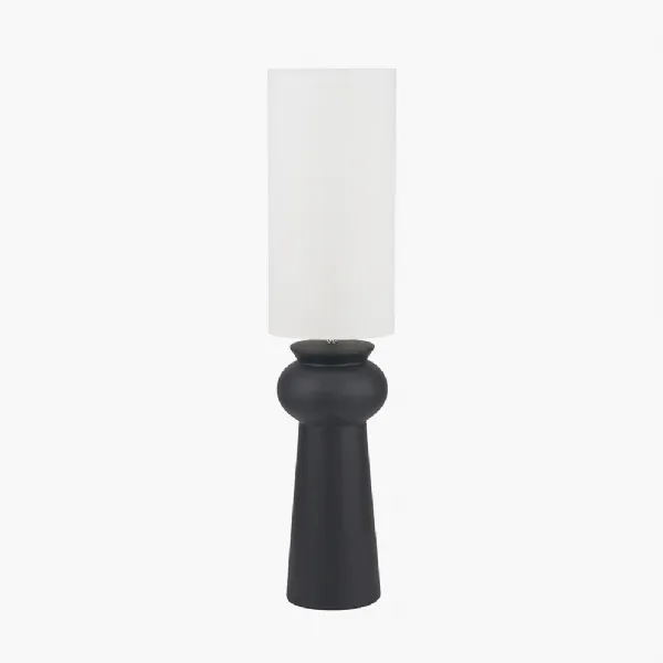 Sloane Black Contemporary Ceramic Floor Lamp