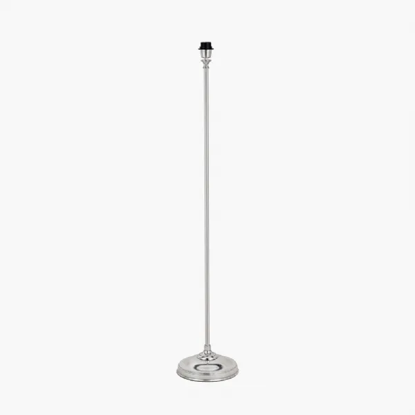 Auden Silver Metal Stick Floor Lamp Base
