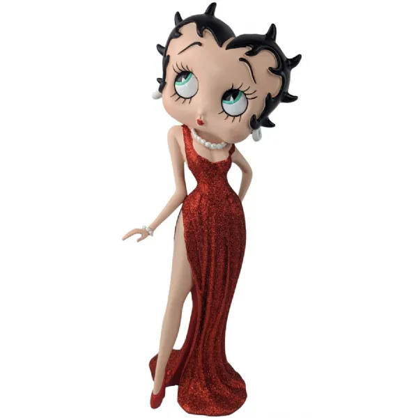 Betty Boop Evening Dress Red Glitter 36.5cm