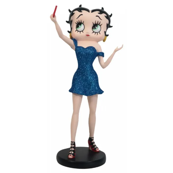 Betty Boop Selfie Blue Glitter 30cm