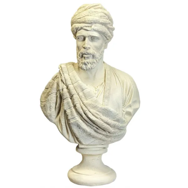 Sheikh Bust 86.5 cm Roman Stone Finish