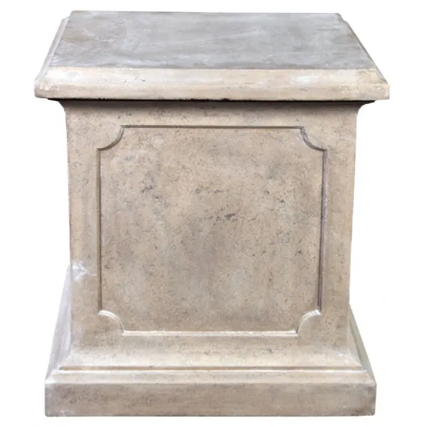 Roman Stone Finish 57cm Square Classical Base