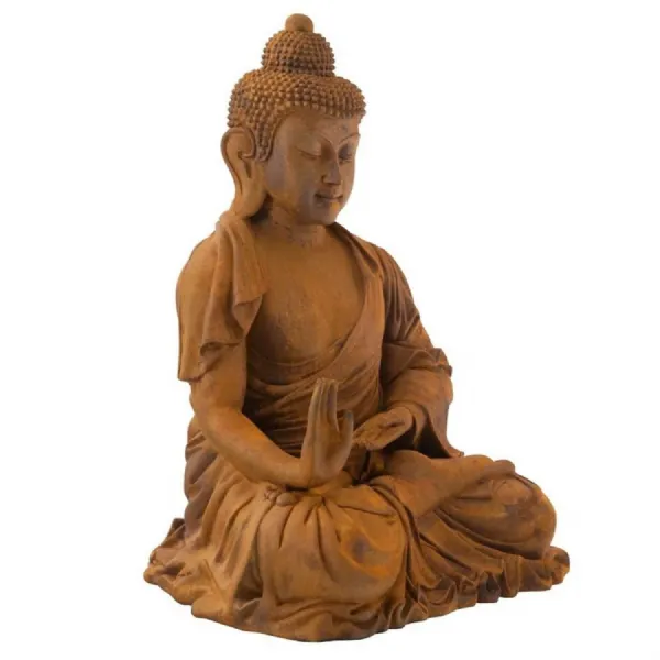 Enchanting Buddha 100cm Rust Finish