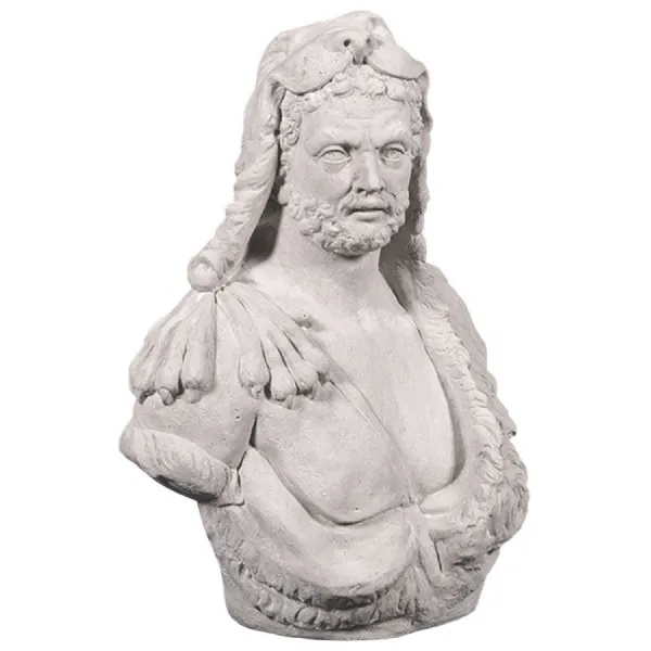 Roman Hard Stone Finish Hercules Bust Sculpture 81.5cm