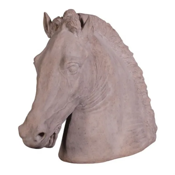 Equestrian Horse Head Roman Stone Finish 132cm