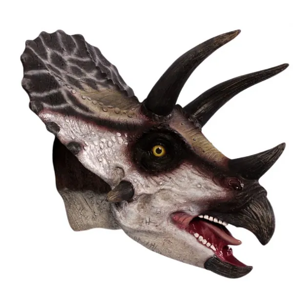 Definitive Triceratops Head Wall Art Faux Taxidermy 41cm