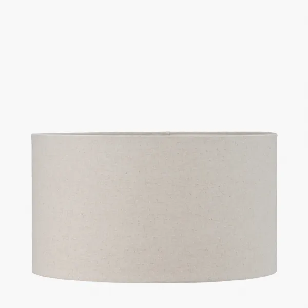 Quinn 50cm Slubby Hopsack Cylinder Shade