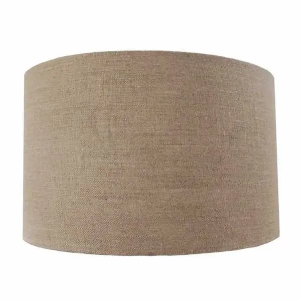 45cm Natural Linen Cylinder Shade