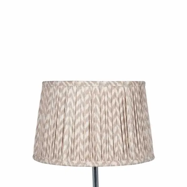40cm Zig Zag Gathered Taupe Empire Shade