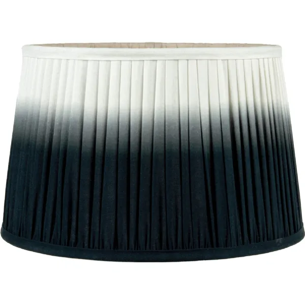 Scallop 35cm Black Ombre Soft Pleated Tapered Shade
