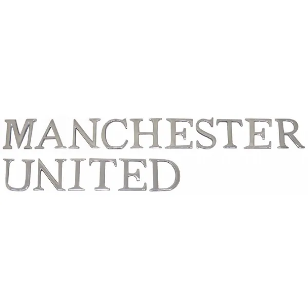 9cm Cast Aluminium Manchester United Letters