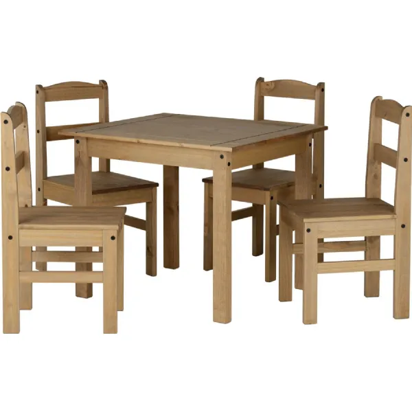 Panama Dining Set Natural Wax