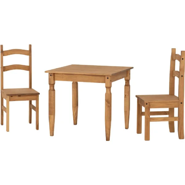 Rio Dining Set Distressed Waxed Pine