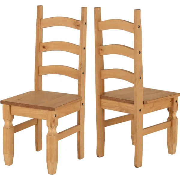 Corona Chair (Box of 2) Distressed Waxed Pine