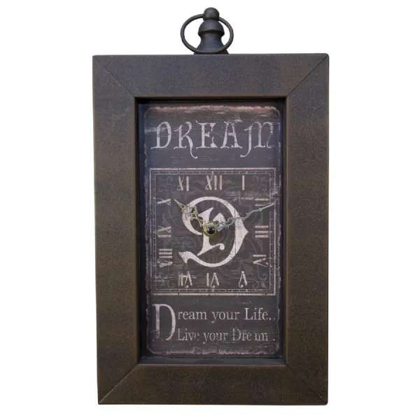 Dream Oblong Wall Clock 34.5cm