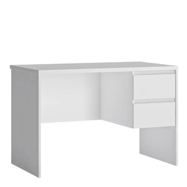 Fribo Desk 2 Drawer in Alpine White