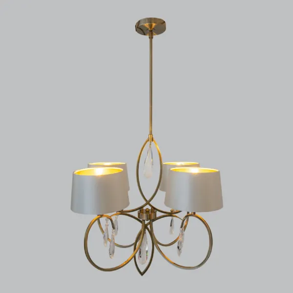 Cygnus 4 Arm Chandelier