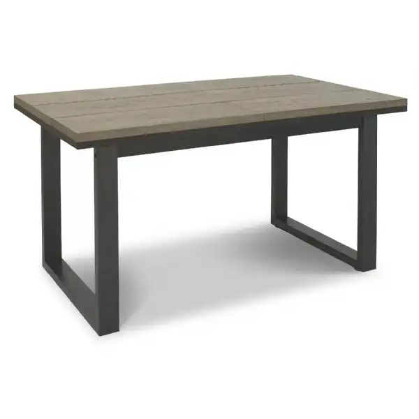 Weathered Oak Rectangular Extending Dining Table