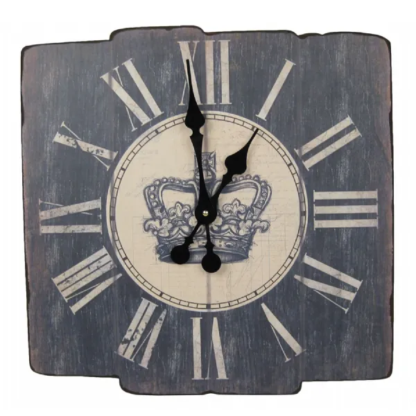 Wooden Clock Crown 45cm