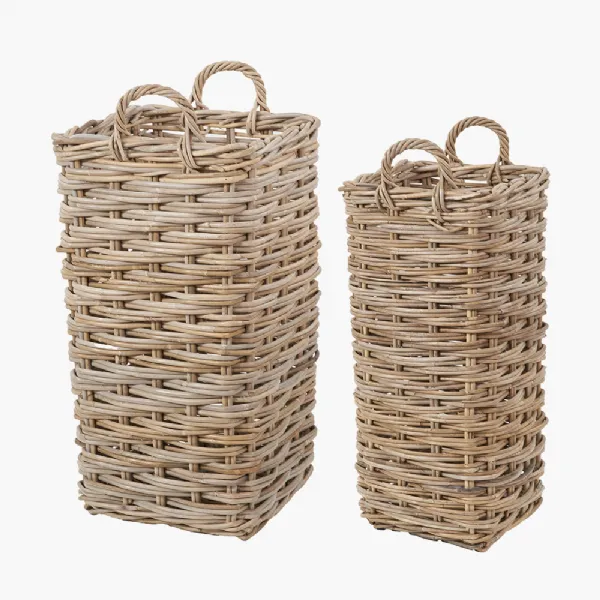 Tobs S 2 Square Grey Kubu Umbrella Baskets